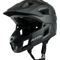 Alpina Rupi Integraalhelm Kinder - black matt