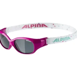 Alpina Sports Flexxy Glasses Kids - pink-dots/CERAMIC black