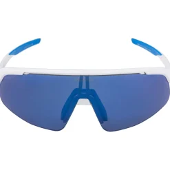 Alpina Turbo Pro Brillen voor kinderen - white matt/mirror blue