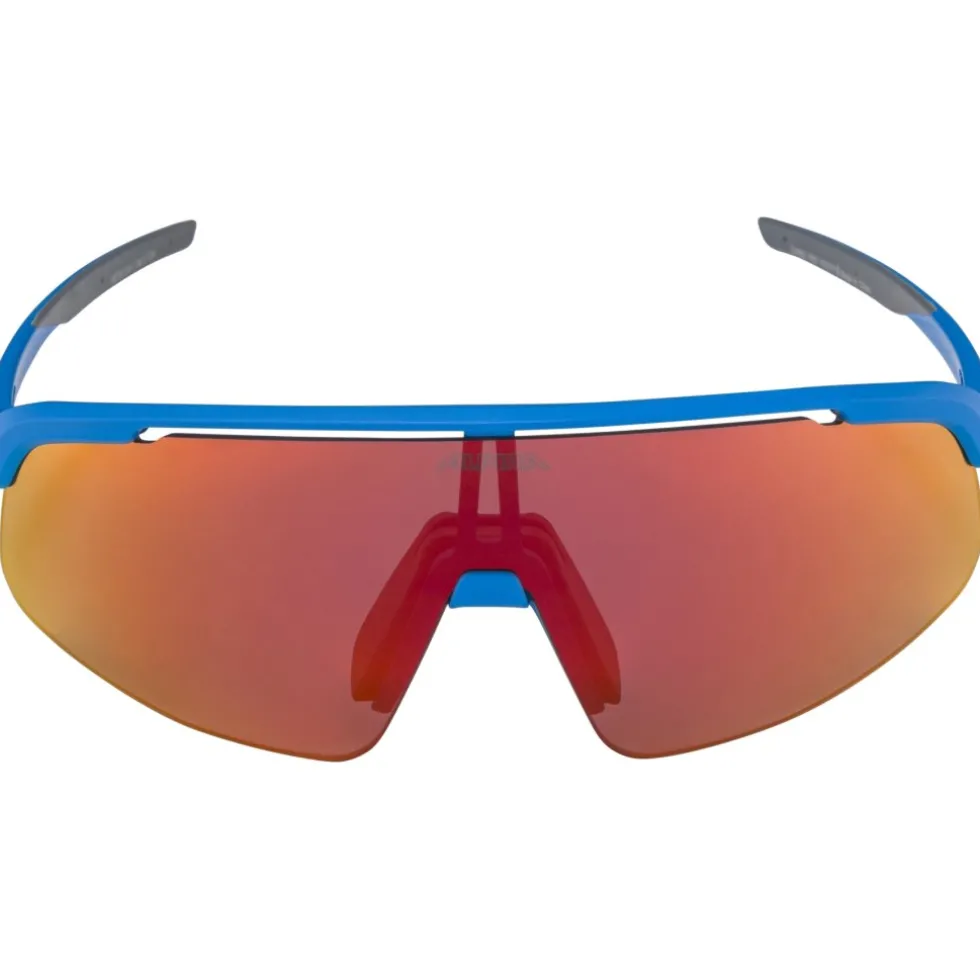 Alpina Turbo Pro Brillen voor kinderen - blue matt/mirror red