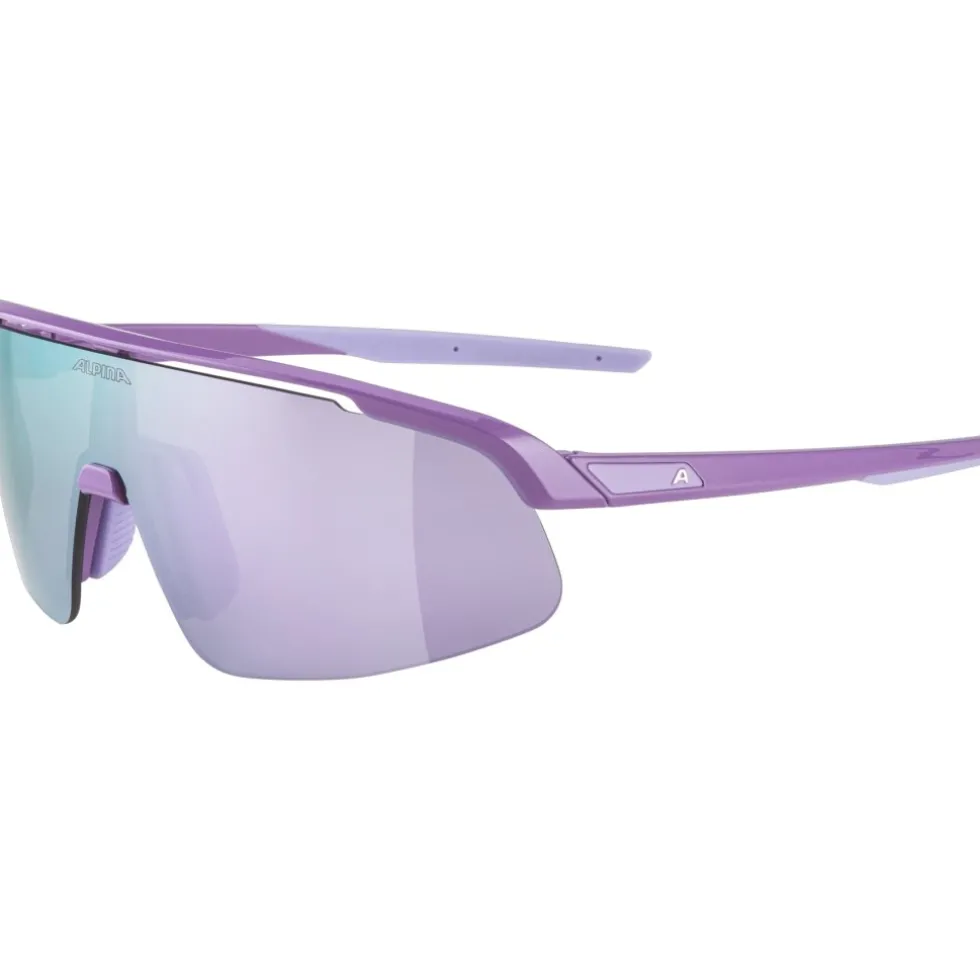 Alpina Turbo Pro Brillen voor kinderen - berry gloss/mirror purple