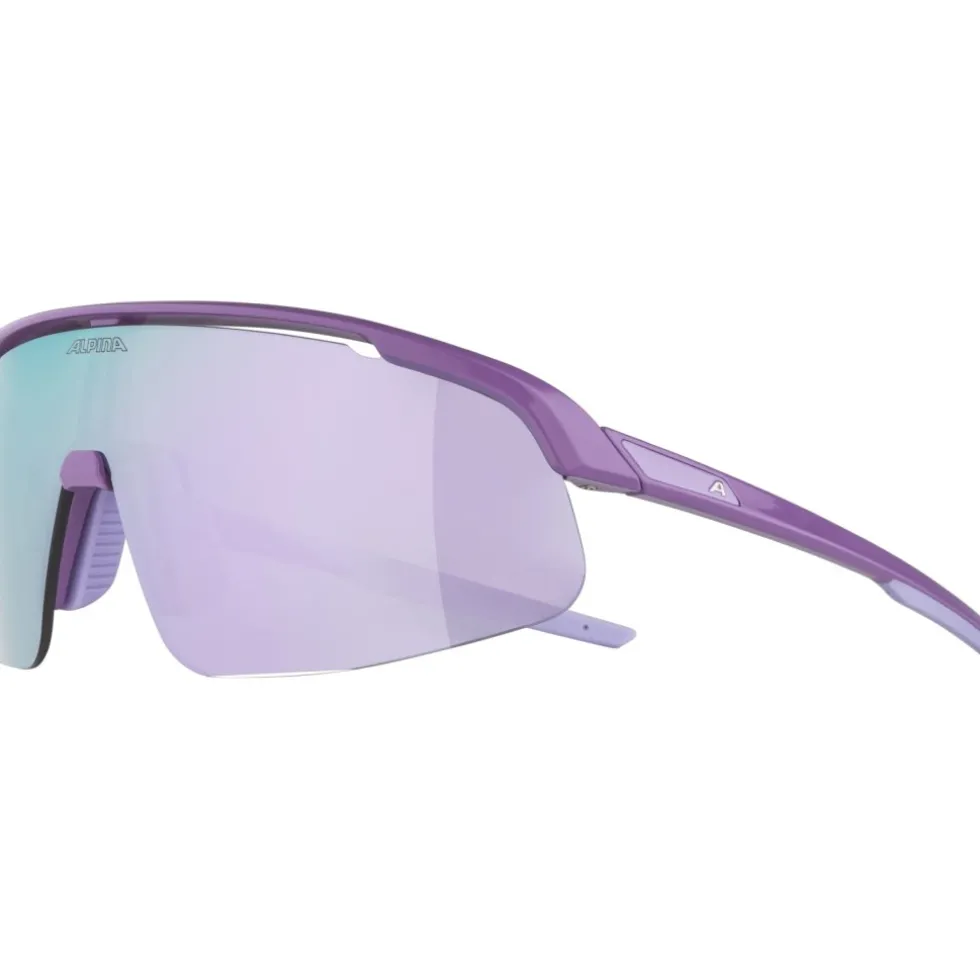 Alpina Turbo Pro Brillen voor kinderen - berry gloss/mirror purple