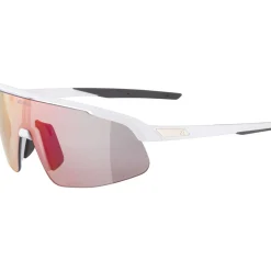 Alpina Turbo Pro S QV Bril - white matt/rainbow mirror