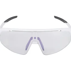 Mtb-Brillen|Racefietsbrillen < Alpina Turbo Pro S V Bril - white matt/clear to grey/flash pink