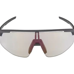 Mtb-Brillen|Racefietsbrillen < Alpina Turbo Pro V Bril - black matt/clear to grey/flash red