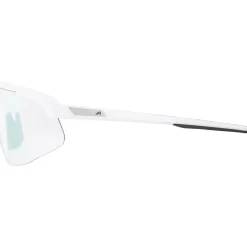 Alpina Turbo Pro V Bril - white matt/clear to grey/flash pink