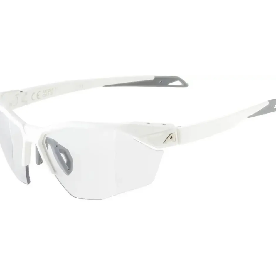 Mtb-Brillen < Alpina Twist Six S HR V Bril - white matt / Varioflex black