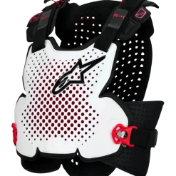 Alpinestars A-4 Plasma Borstbeschermer - black/red/white