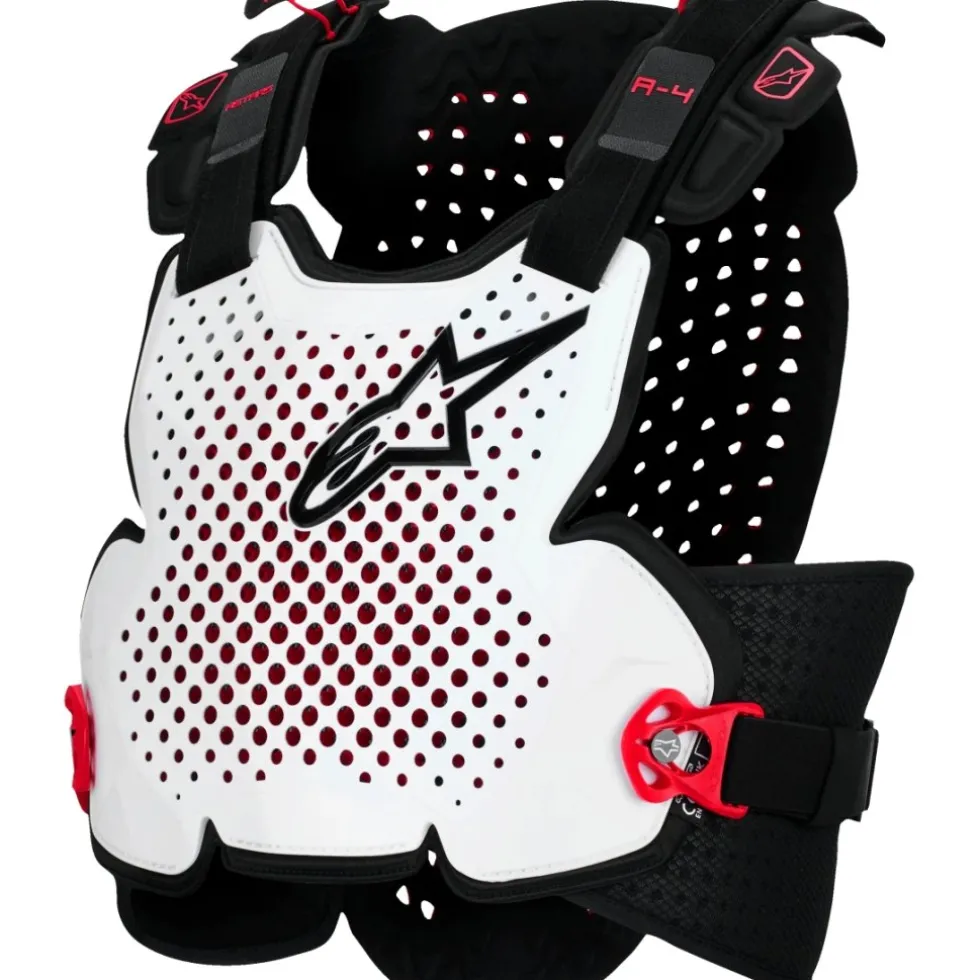 Alpinestars A-4 Plasma Borstbeschermer - black/red/white