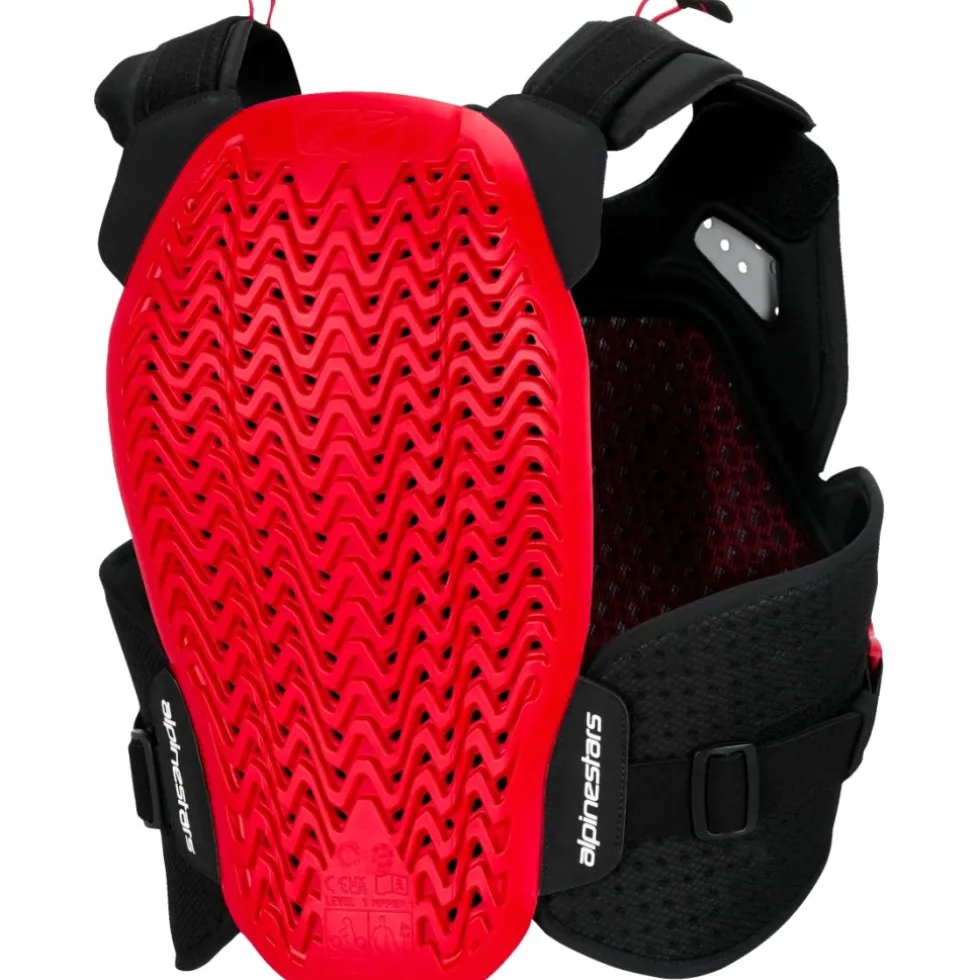 Alpinestars A-4 Plasma Borstbeschermer - black/red/white