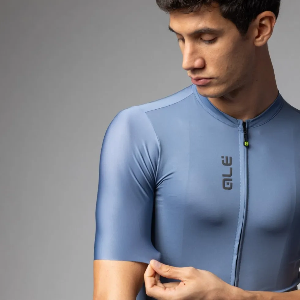 Alé PRAGMA Color Block Fietstrui Heren - steel blue