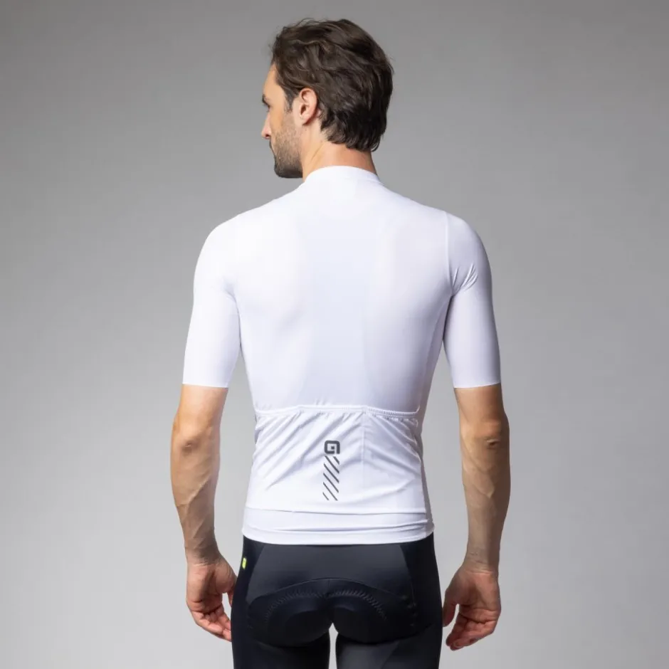 Wielershirts < Ale Aé PRAGA Coor Bock Fiettrui Heren - wit