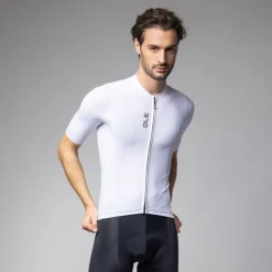 Wielershirts < Ale Aé PRAGA Coor Bock Fiettrui Heren - wit