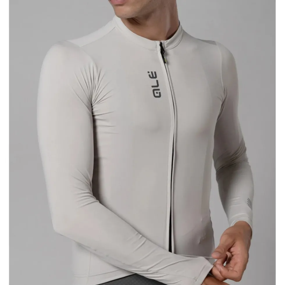 Alé PRAGMA Color Block Shirt met Lange Mouwen Heren - stone