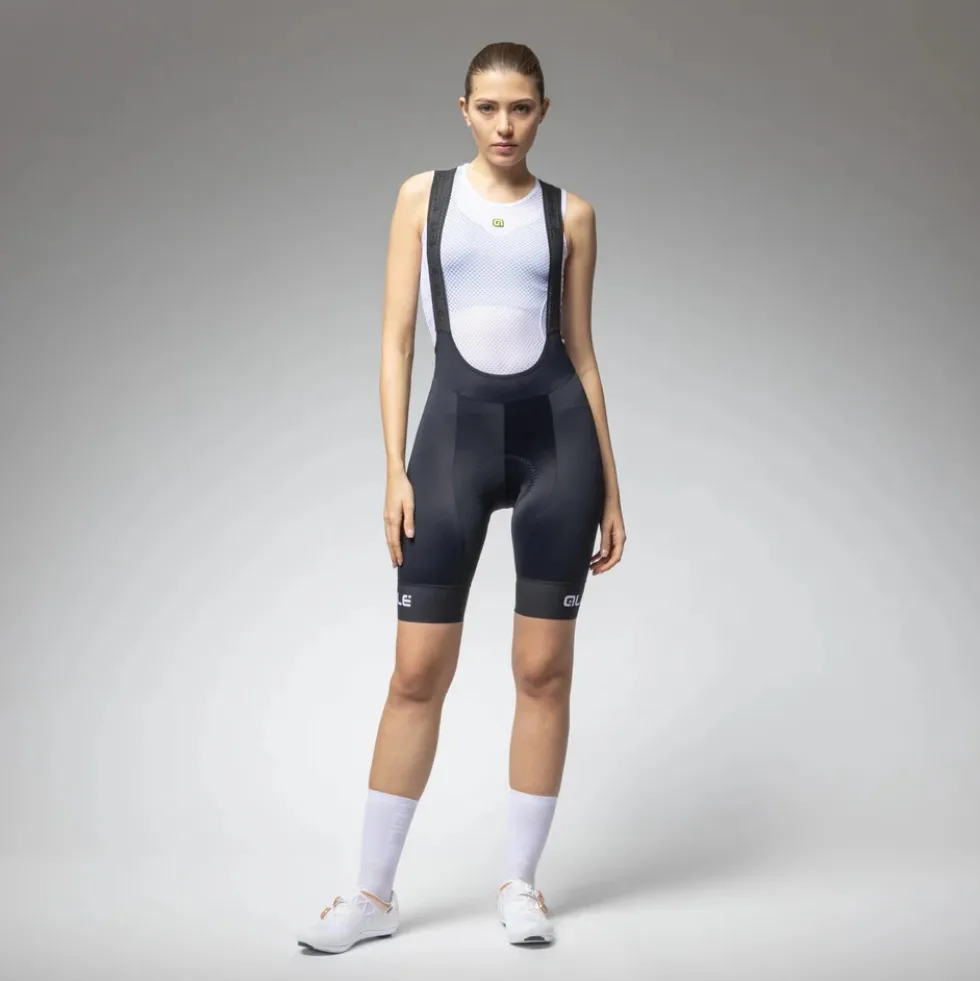 Alé PRAGMA Traguardo 2.0 Shorts met bandjes voor dames - white