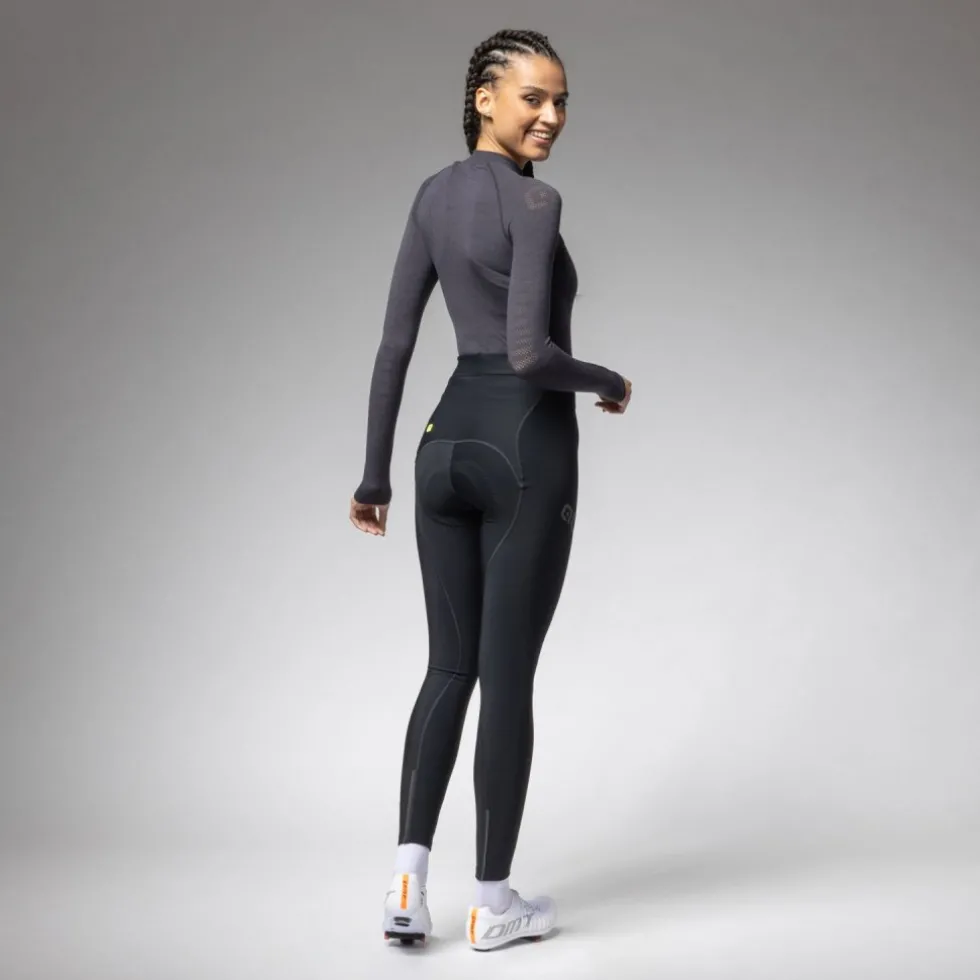 Alé PRAGMA Winter Fietsbroek Dames - white/black