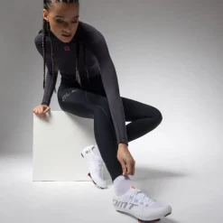 Alé PRAGMA Winter Fietsbroek Dames - white/black