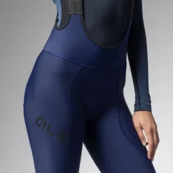 Winterbroeken < Ale Alé PRAGMA Winter Fitesbroek met bretels Dames - navy blue