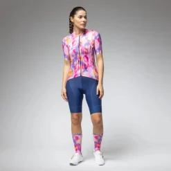 Alé PR-E Jardin 2.0 Dames shirt met korte mouwen - pink combo