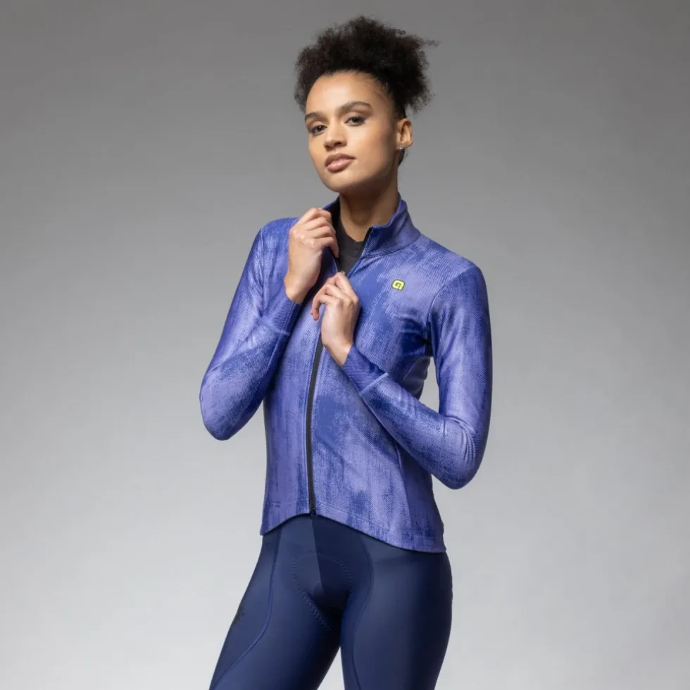 Alé PR-E Knitted Fietsjas Dames - cornflower