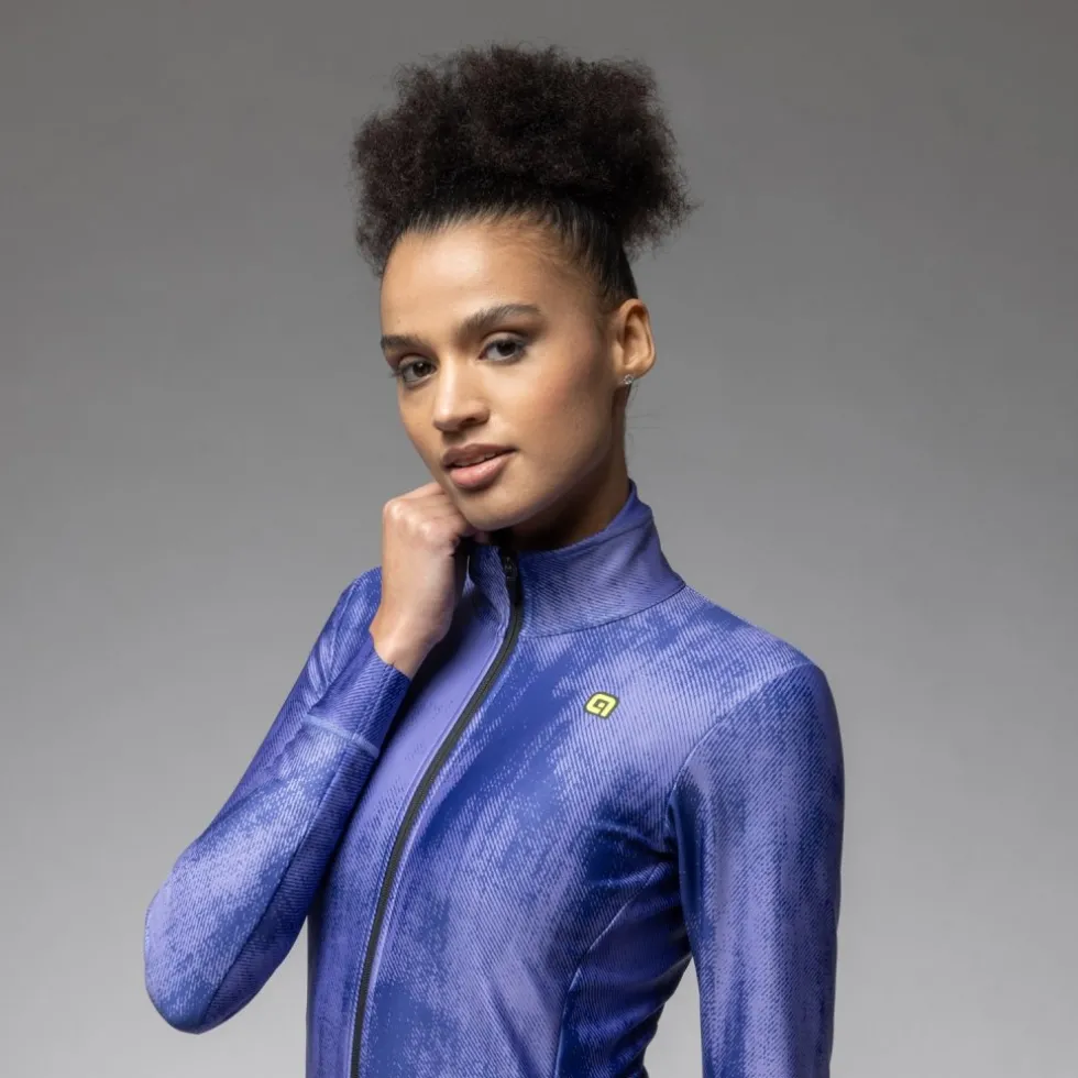 Alé PR-E Knitted Fietsjas Dames - cornflower