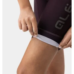 Alé PR-E Magic Colour Winter Fietsshort met Bretels Dames - blackberry purple