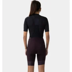 Alé PR-E Magic Colour Winter Fietsshort met Bretels Dames - blackberry purple