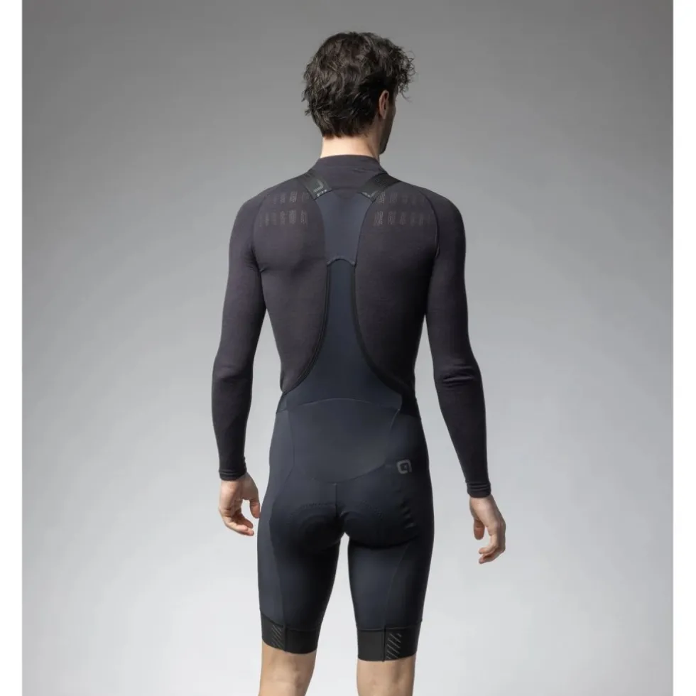 Alé PR-E Magic Colour Winter Fietsshort met Bretels Heren - zwart