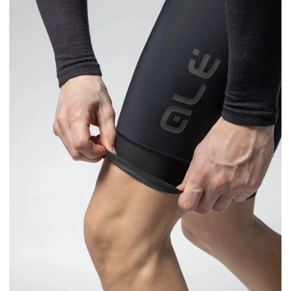 Alé PR-E Magic Colour Winter Fietsshort met Bretels Heren - zwart