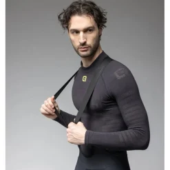 Alé PR-E Magic Colour Winter Fietsshort met Bretels Heren - zwart