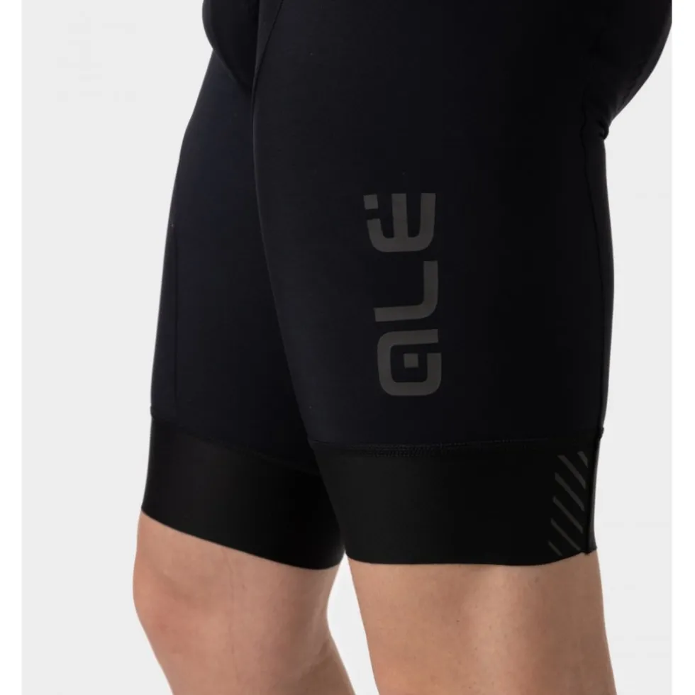 Alé PR-E Magic Colour Winter Fietsshort met Bretels Heren - zwart