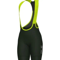 Winterbroeken < Ale Alé PR-E Magic Colour Winter Fietsshort met Bretels Dames - scotland green