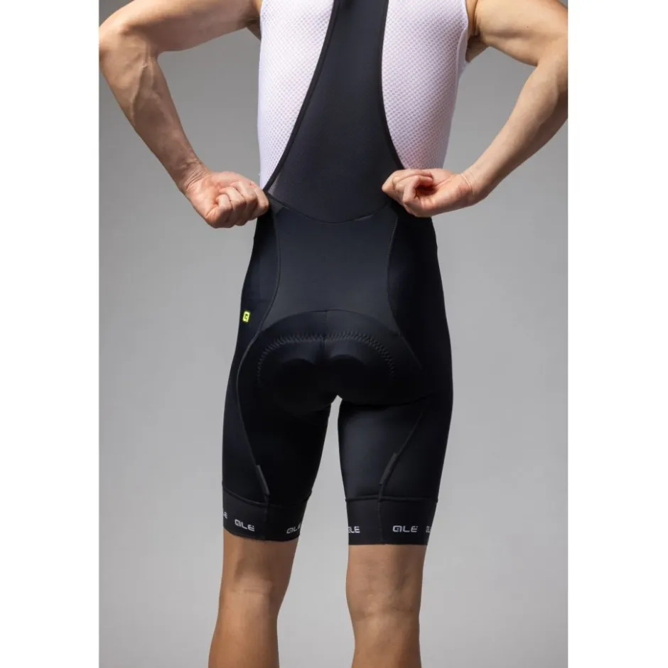 Bib Shorts|Wielrenbroeken < Ale Aé PR-E trada 2.0 Fiethort et brete Heren - wit
