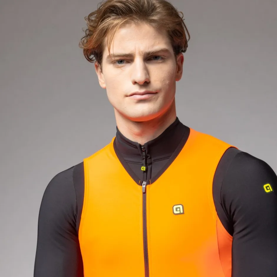 Vesten < Ale Alé PR-E Thermo 2.0 Fietvet Heren - fluo orange