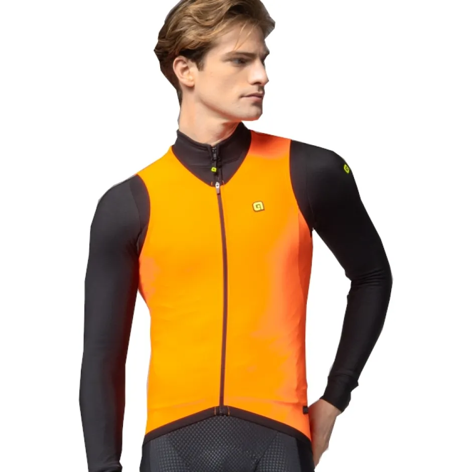 Vesten < Ale Alé PR-E Thermo 2.0 Fietvet Heren - fluo orange