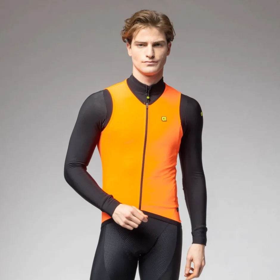 Vesten < Ale Alé PR-E Thermo 2.0 Fietvet Heren - fluo orange