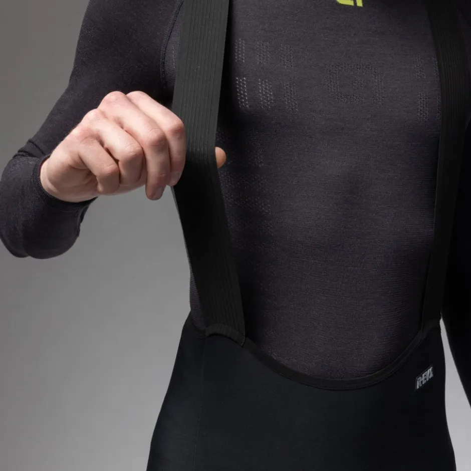 Winterbroeken < Ale Alé R-EV1 Clima Warm Plus 2.0 Fietsbroek met Bretels Heren - black