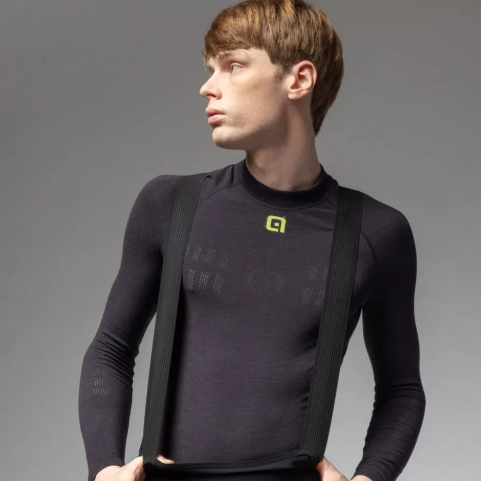 Winterbroeken < Ale Alé R-EV1 Clima Warm Plus 2.0 Fietsbroek met Bretels Heren - black