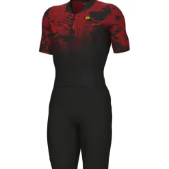 Alé R-EV1 Hive 2.0 Skinsuits met Korte Mouwen Heren - rood