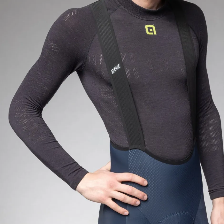 Winterbroeken < Ale Alé R-EV1 Voltage Fietsbroek met bretels Heren - midnight blue