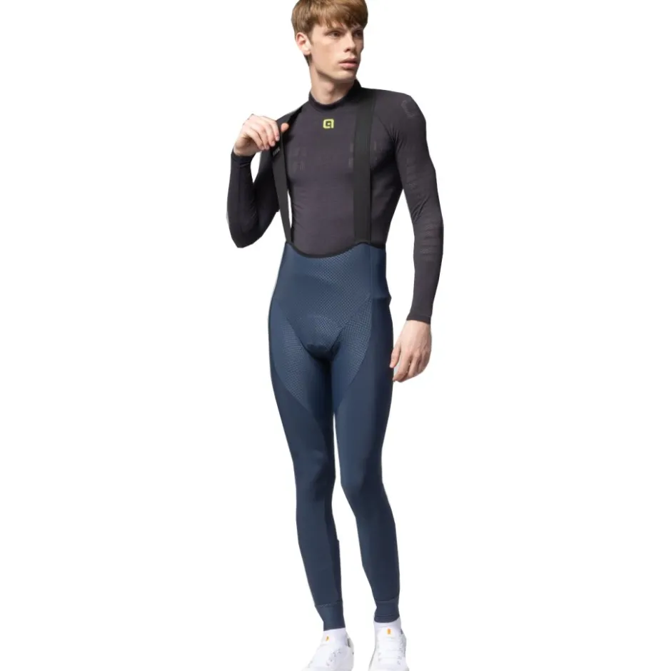 Winterbroeken < Ale Alé R-EV1 Voltage Fietsbroek met bretels Heren - midnight blue