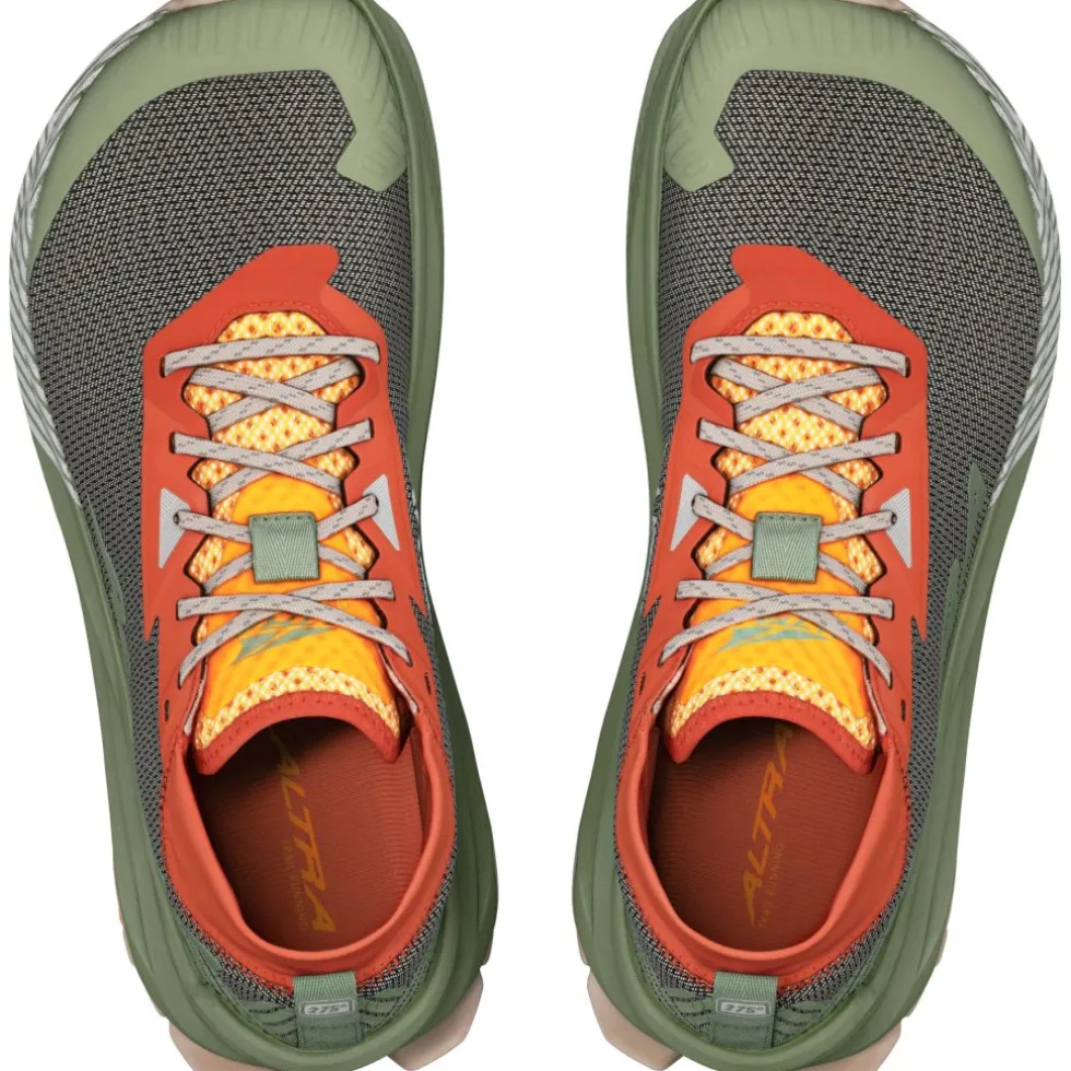 Altra Olympus 275 Trail Running Schoenen Heren - Grijs/Oranje