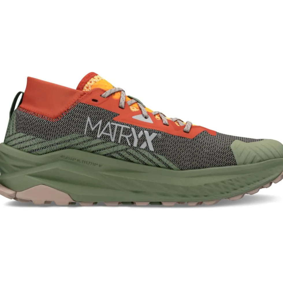 Altra Olympus 275 Trail Running Schoenen Heren - Grijs/Oranje