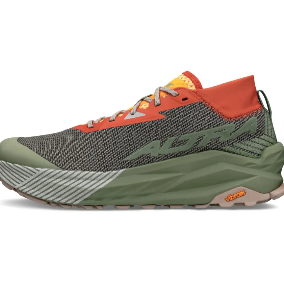 Altra Olympus 275 Trail Running Schoenen Heren - Grijs/Oranje