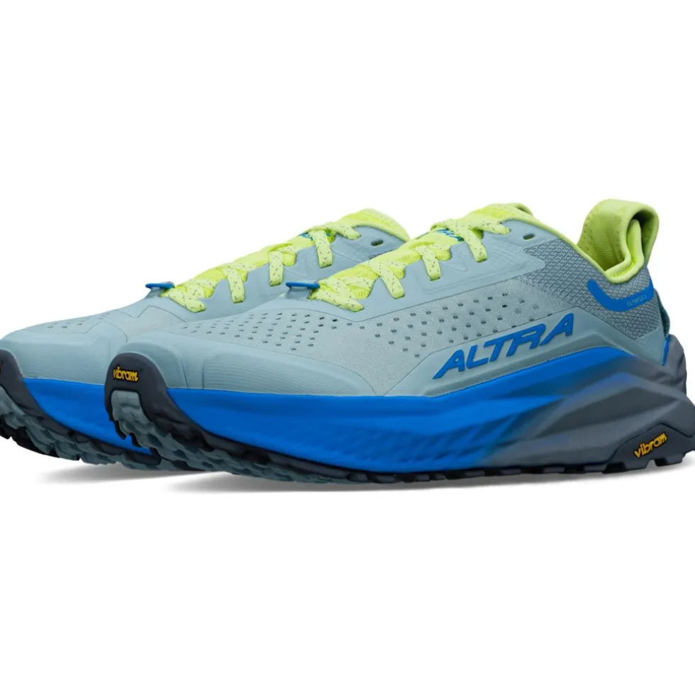 Altra Olympus 6 Trail Running Schoenen Heren - Grijs/Blauw