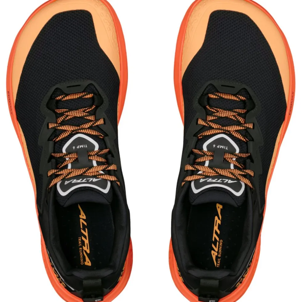 Altra Timp 6 Trail Running Schoenen Heren - Zwart/Oranje