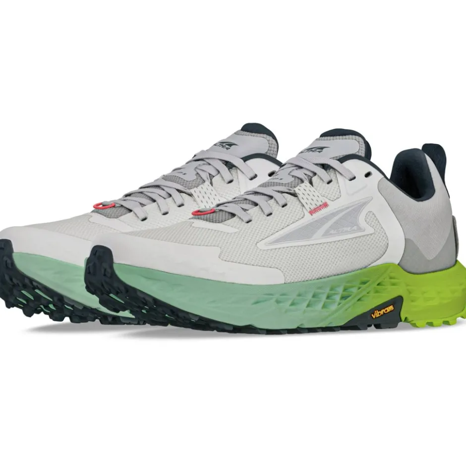 Schoenen|Trailrunning Schoenen < Altra Timp 5 Trail Running Schoenen Dames - Gray/Lime