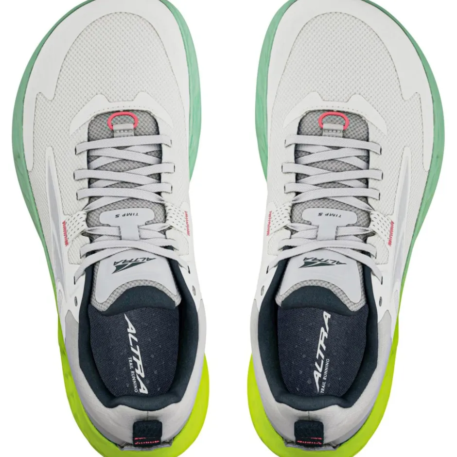 Schoenen|Trailrunning Schoenen < Altra Timp 5 Trail Running Schoenen Dames - Gray/Lime