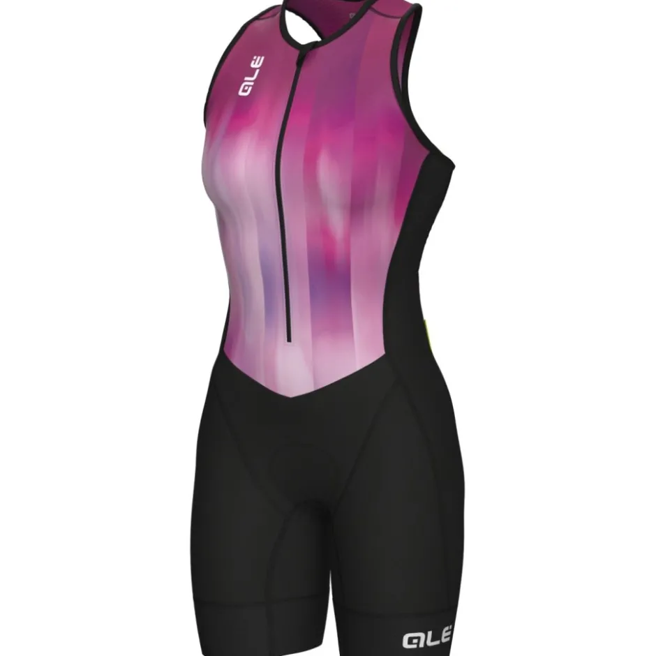 Trisuits|Trisuits < Ale Aé TRIATHON Crazy Triatonpak zonder ouwen voor dae - pink cobo