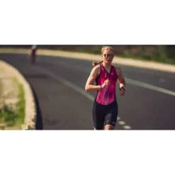 Trisuits|Trisuits < Ale Aé TRIATHON Crazy Triatonpak zonder ouwen voor dae - pink cobo